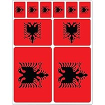 Kuq E Zi Shqipe Albanian Roots Albania Double Eagle T-Shirt - Foto 13