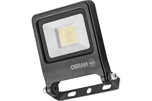 OSRAM Proiettore LED ENDURA FLOOD PC 20W, bianco freddo 4000K, 1800 lumen, proiettore IP65 per esterni, alluminio riciclato, angolo di fascio 110°