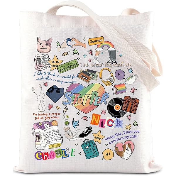 PXTIDY Kosmetiktasche „Heart Stop“ – LGBTQ+ Motiv, Wasserdicht, 23x18 Cm, Beige