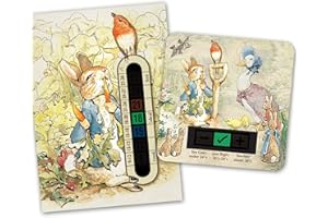 FUNKY MONKEY HOUSE Peter Rabbit room thermometer and bath thermometer set