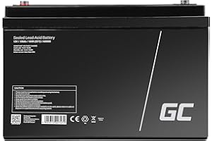 Green Cell Batteria AGM 12V 100Ah ricaricabile sigillata VRLA | Per UPS, allarmi, giocattoli elettrici, impianti solari, scooter, backup e uso ciclico senza manutenzione
