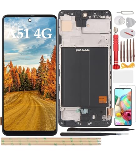 LCD Display for Ulefone Armor 24 Replacement LCD Display Touch Digitizer Assembly (Black