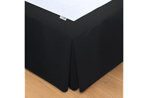 Wrappybag Mantovana Giroletto Matrimoniale 160 x 200 – Discesa Lunga fino a Terra – Rinnova e Protegge il Letto Contenitore – Colore Nero – 6 Misure Disponibili