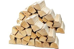 Leña Madera Selección 5-500 kg Para estufa y Chimenea Brasero Parrilla Cesta de Fuego Troncos de Madera de Haya 25 cm Flameup, Cantidad:50 kg