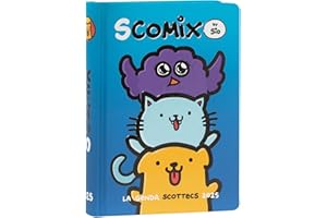 COMIX Scomix by Sio - Diario Scolastico 16 Mesi 2024-2025, Diario Scuola per Bambini e Ragazzi, Colorato, con Copertina Rigida e 512 Pagine, Ideale per Scuola Elementare e Media, 12x16.5 cm, Blu
