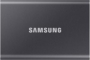 T7 Portable SSD - - USB 3.2 Gen.2 External SSD Titanium Grey (MU-PC2T0T/WW)