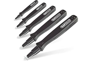 Rapesco 1737 Business Pack: Ôtes-Agrafes de Bureau Modèle 101, Noir, Lot de 5