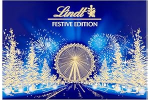 Lindt Festive Edition Christmas Sharing Box | Large 469 g | Contains Assorted Lindt Chocolates | Sharing Gift For Him and Her | For Adults and Kids