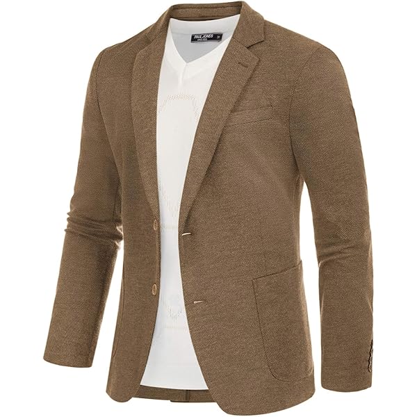 PJ PAUL JONES Sakko Sportieve blazer voor heren, regular fit, modern, effen, vrije tijd, business, kostuumjas, zwart, L