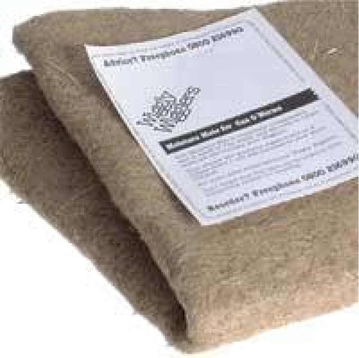 Wiggly Wigglers Thick Worms Mat for Can O Worms Fibre Blanket for Composting - Keeps Worms Dark, Moist & Warm| Wormery Accessory | Vermicomposting Blanket | Hemp Mat (Pack of 2)