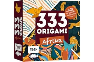 333 Origami - Faszination Afrika - Farbenfrohe Papiere falten: Das Original: Mit Anleitungen und 333 feinen Papieren: Hochwertiges Origami-Papier mit leuchtenden Ethno-Motiven