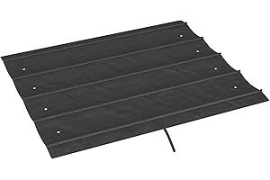 Outsunny Retractable Pergola Roof, Sun Shade Cover Top Only, UV30+ Protected 2.86 x 2.45 m Replacement Canopy Fabric for 3 x 2 m Pergola Frame, Dark Grey