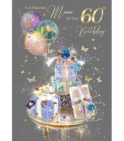 Carte D'anniversaire 60 Ans Pour Grand-mère – Worlds Most
