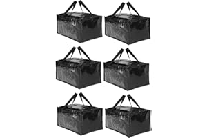 Moving Bags, ZIZINET Moving Bags Extra Large Strong,90L Big Bags with Backpack Straps,Handles, Zippers and Tag Pocket, for Moving,Travelling,Camping, Gardening Tools,Holiday Decorations Storage,6PCS
