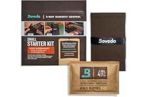 Boveda Music Petit kit de démarrage à haute absorption – (1) 49 % RH haute absorption Boveda contrôle de l'humidité pour hygrométrie extrême uniquement pour ukulélé, violon