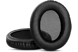 ACCOUTA Wymienne poduszki nauszników kompatybilne ze słuchawkami Philips PH805 TAPH805BK PH802 TAPH802BK H8506 TAH8506BK Poduszki nauszników z miękką skórą proteinową i pianką z pamięcią kształtu