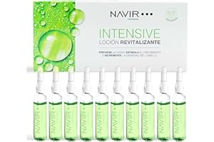 NAVIR PROFESIONAL NAVIR Professionale | Fiale Anticaduta Capelli Donna e Uomo – Lozione alla Placenta Vegetale e Baical – Stimola la Crescita e Rinforza i Capelli – 10x10 ml
