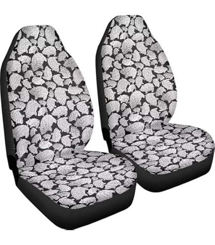 Poceacles Daisy Bloemen Set van 2 Stuks Autostoelhoes Voertuig Seat