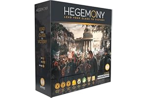 HEGEMONIC PROJECT Hegemony Lead Your Class to Victory | Unique Asymmetric Card Driven Game | Political Economic Board Game | Ages 14+ | 2-4 Players | English Version