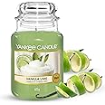 Yankee Candle Candela Profumata In Giara Grande, Calce Alla Vaniglia, Durata Fino A 150 Ore, ‎Calce Alla Vaniglia, ‎10.7 x 10