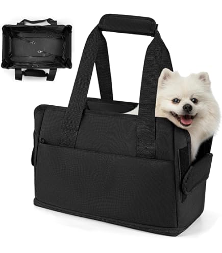 Borsa Trasporto Per Cani Fino 15kg - Zainetto Morbido E Traspirante Per Piccoli Animali - Foto 3