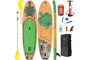 BAX ASTRONAVE Sup Gonfiabile 10.6ft| Tavola Da Surf Gonfiabile Stabile Da 6 Pollici Di Spessore Per Adulti Con Accessori Tavola Sup Durevoli