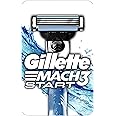 Gillette Mach3 Start Razor Men with Improved Moisture Strips, Pack of 1