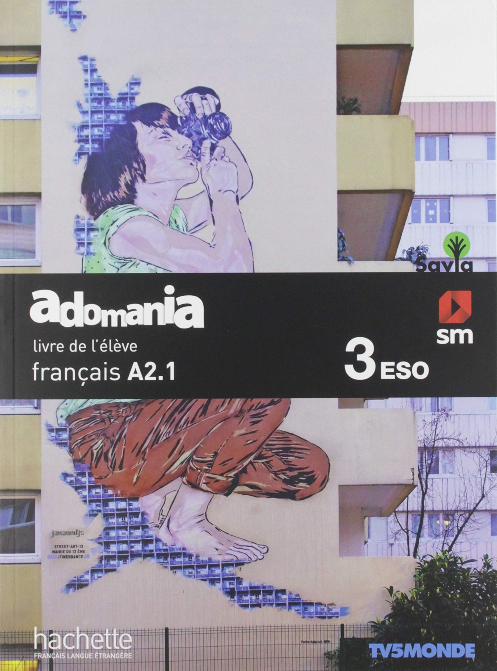 Méthode de français. 3 ESO. Adomania. Savia