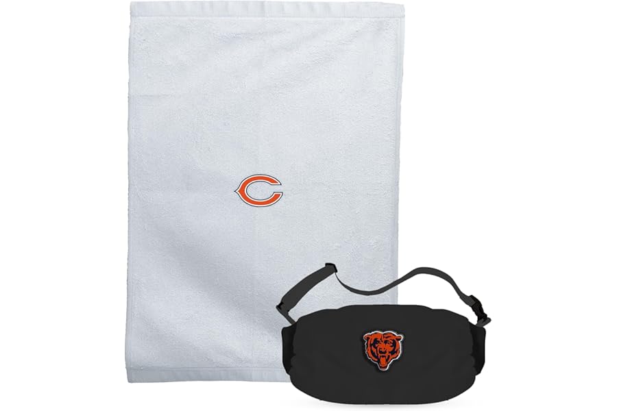 Northwest NFL Chicago Bears Quarterback Towel and Handwarmer, One Size, Team Colors