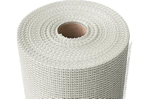 WORLDWIDE INFRARED Fibreglass Reinforcing Mesh - White Rendering and Plastering Mesh (1m x 50m)