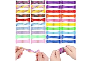 VELLICHOR Bumper Pack of 50 Marble Fidget Anti Stress Toys | Huge Mix of Styles and Colours | Soothing Toy Which helps Improve focus Stress and Anxiety | Marble and Mesh Roller | Keeps your Hands Busy