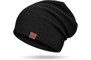 YANIKY Beanie Mütze Herren Damen, Leichte Dünne Weich Atmungsaktive Chemo Mütze, Elastisch & Winddicht Slouch Beanie für Herbst, Winter und Frühling