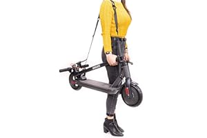 Urban Prime- Scooter Shoulder, Tracolla trasporta monopattini Unisex Adulto, Nero, Taglia Unica