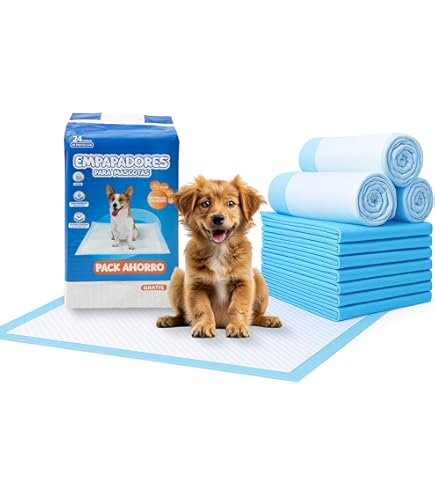 Pack De 40 Empapadores Para Perros – Tamaño 45x60 Cm, Superabsorbentes, Desechables – Ideales Para Cachorros Y Perros Mayores