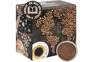 ‎CORASOL Corasol Premium Kaffee-Weltreise Adventskalender 2025 mit 24 Gourmet Röstkaffees aus 24 Ländern, inkl. Booklet, gemahlen für Filterkaffee (240 g)