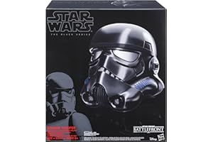 Star Wars Hasbro The Black Series, Casco Electrónico Premium Shadow Trooper Battlefront, Disfraz de Película, Máscara, Juguetes de Rol