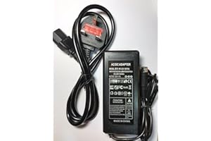 DIXIETREE Replacement for 12V 6.5A AC Adapter RS-065/12-S335B 4 Pin Din Power Supply
