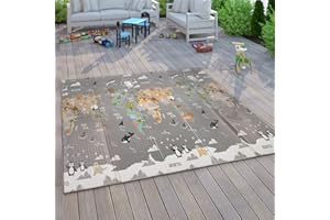 Paco Home Tappeto Gioco Bambini Gattonare Bebè Pieghevole Lavabile Reversibile Animale, Dimensione:180x200 cm, Colore:Multicolore 3