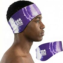 Bandeau De Natation Ear Band-It Taille Grand (dès 10 Ans) – Maintient Les Bouchons D'oreilles, étanche, Inventé Par Un Médecin, Néoprène 3mm, Turquoise