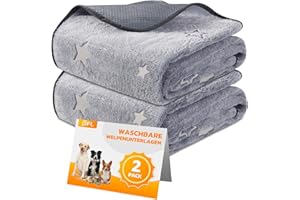 PICK FOR LIFE Tapis d'urine lavable pour animaux de compagnie, réutilisable pour chiens, absorption rapide, tapis hygiénique pour chiots, chiens âgés ou incontinents 79 x 92 cm