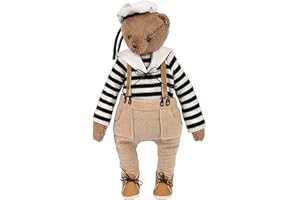 Miadolla - Sewing Kit - Make Your own Stephen The Bear Doll - 9 Inch - DIY Kit - TD-0274