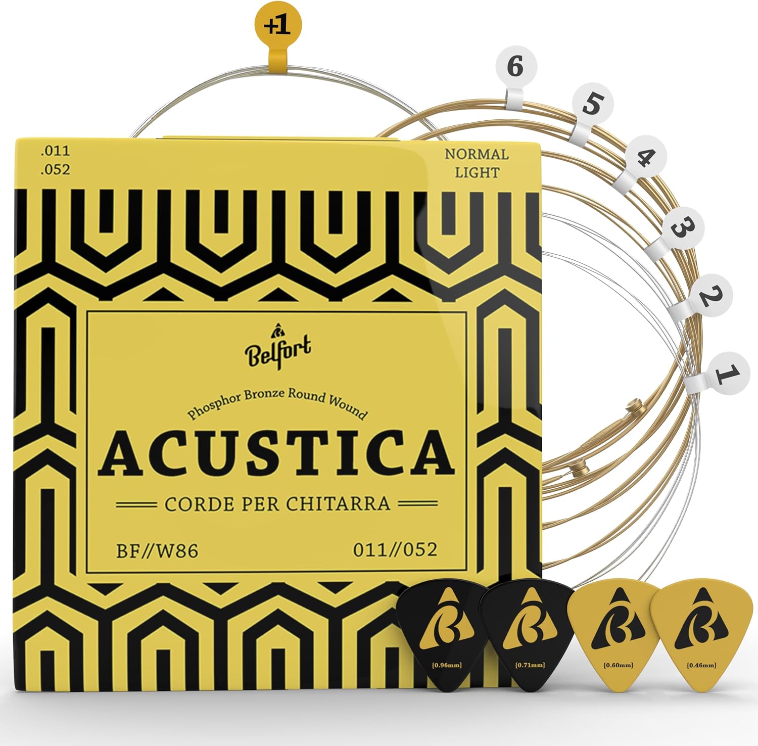 Retour d'Expérience & Bilan Utilisateur : BELFORT Corde Chitarra Acustica 011 Muta da 6