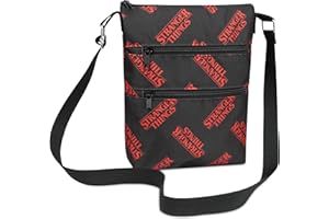 Stranger Things Bolso Cruzado para Niñas - Bolso de Hombro Accesorios para Niñas Correa Ajustable Bolsos para Niñas - Regalos