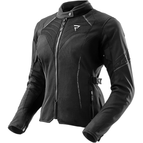 Revit Flare 2 Motorradjacke, Textil, Dunkles Camouflage – Mit Stehkragen Und Reißverschluss, Größe M