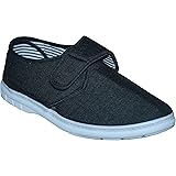 wide fit canvas shoes mens