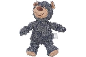 Srliya Juguete para Perros Chillón, Juguete de Peluche Irrompible para Perros, Oso Robusto Indestructible para Mascotas (Azul)