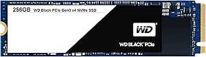 WD Black WDS256G1X0C 256 GB PCIe High-Performance NVMe SSD Solid State Drive