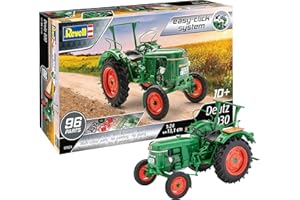 Revell easy-click 07821 Deutz D30, Traktormodell, 1:24/13,1cm Modellbausatz für Einsteiger mit dem Easy-Click-System, farbig, 1/24