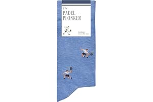 THE ATHLETIC GENT The Padel Plonker Socks – Funny Padel Tennis Socks - Funny Padel Gifts for Men - 1 x Pair, Size 7-12, Blue - Socks Gift for Padel Players, Coaches & Fans - Premium Cotton Blend