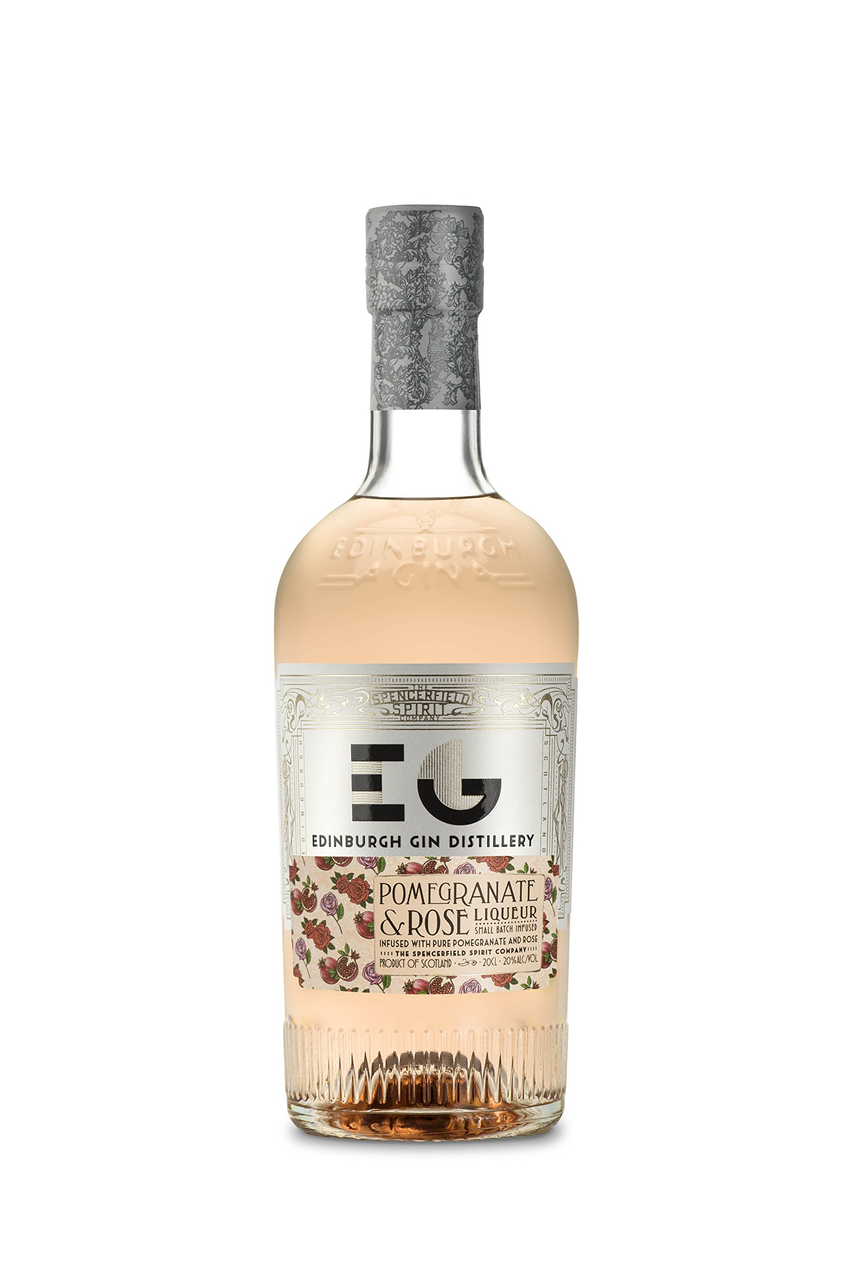 EDINBURGH Pomegranate and Rose Gin Liqueur, 20 cl Ginsane.co.uk